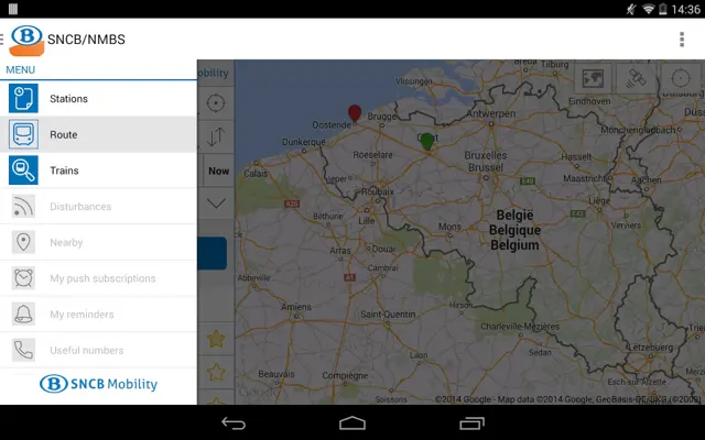 SNCB/NMBS android App screenshot 10