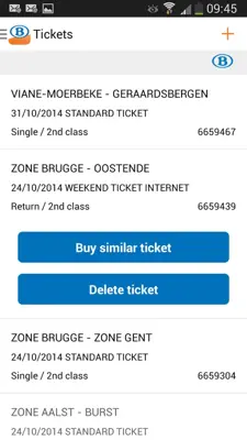 SNCB/NMBS android App screenshot 4