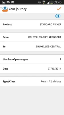 SNCB/NMBS android App screenshot 5