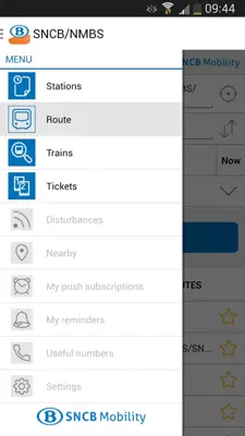 SNCB/NMBS android App screenshot 7